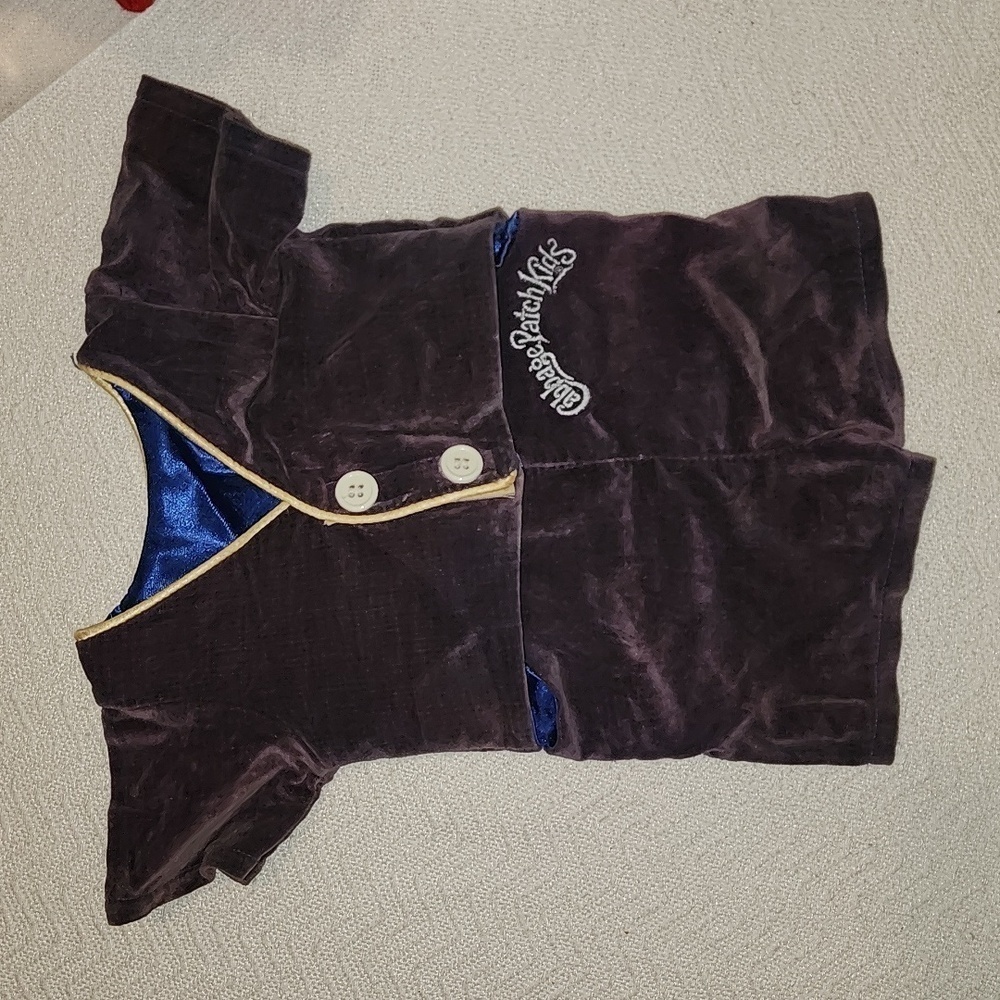 Cabbage Patch Doll Velveteen Suit Outfit (Boys twin outfit)